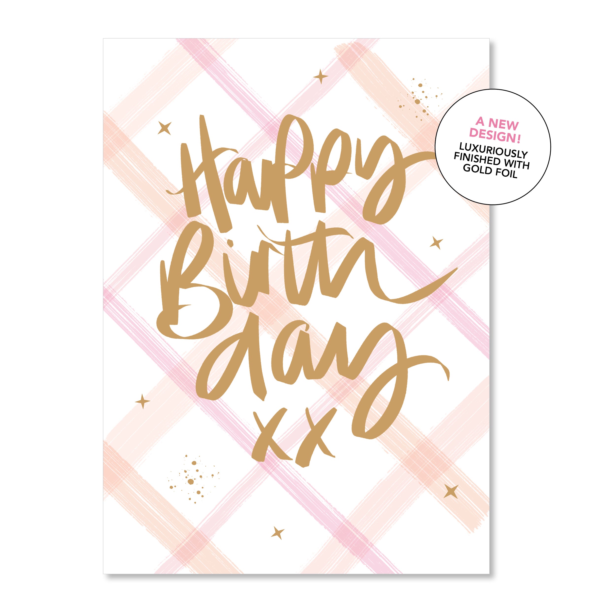 HB Plaid Script (pink) – Just Smitten