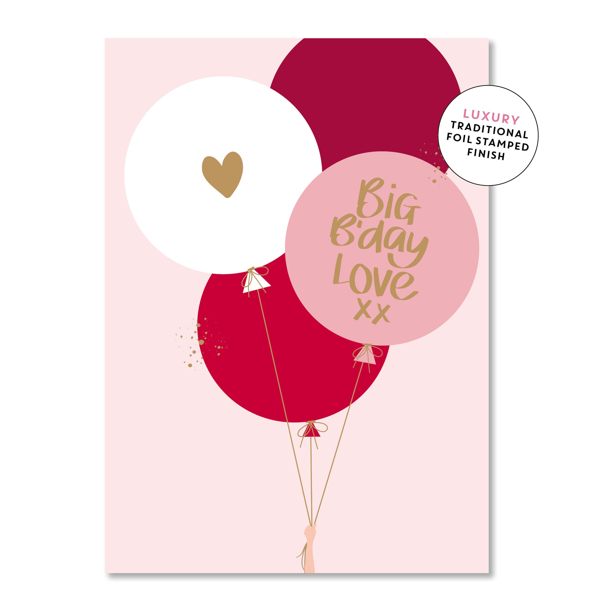 Big B'day Love Balloons