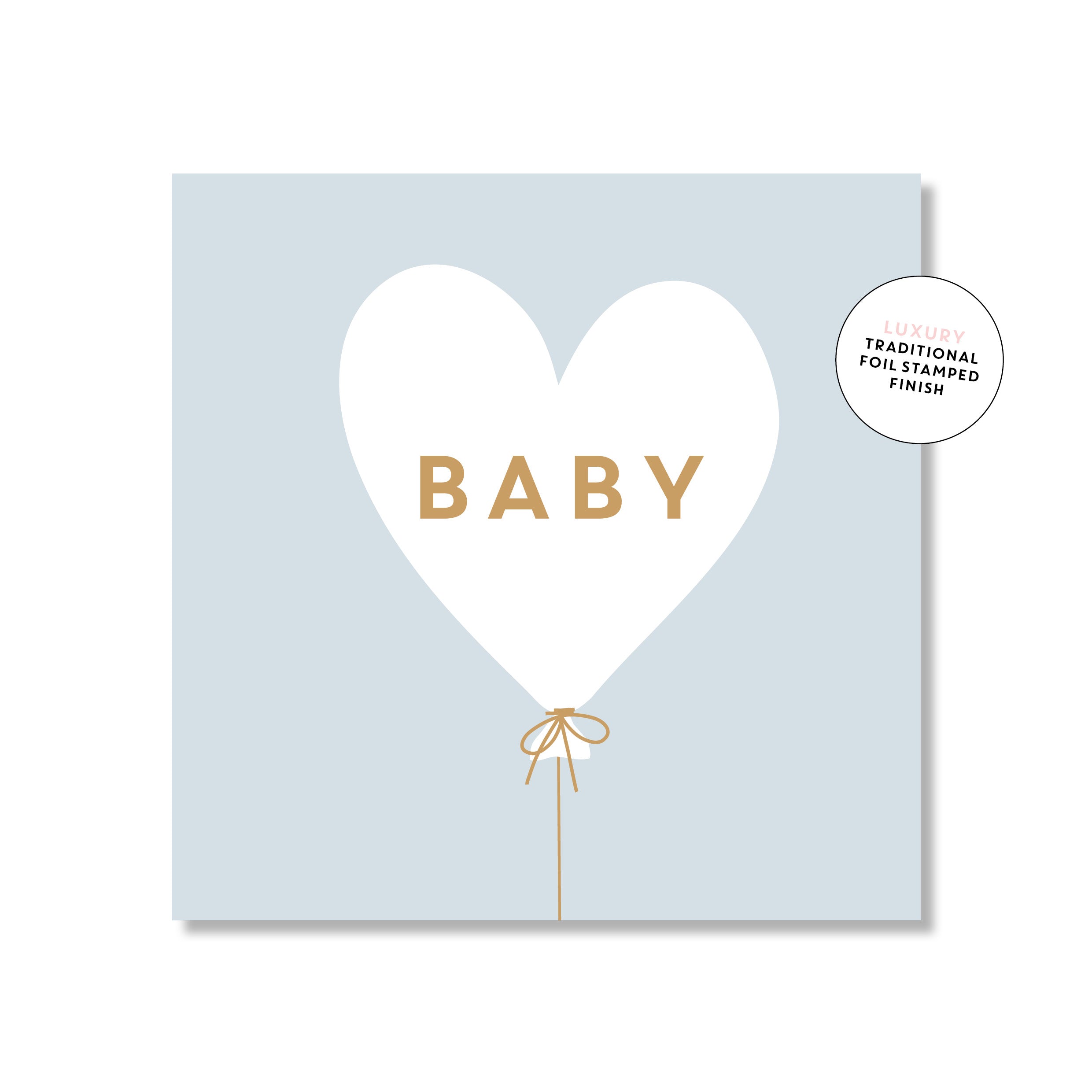 Baby Heart Balloon - Blue